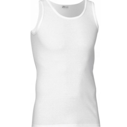 JBS TANK-TOP HVID (LET KVALITET)